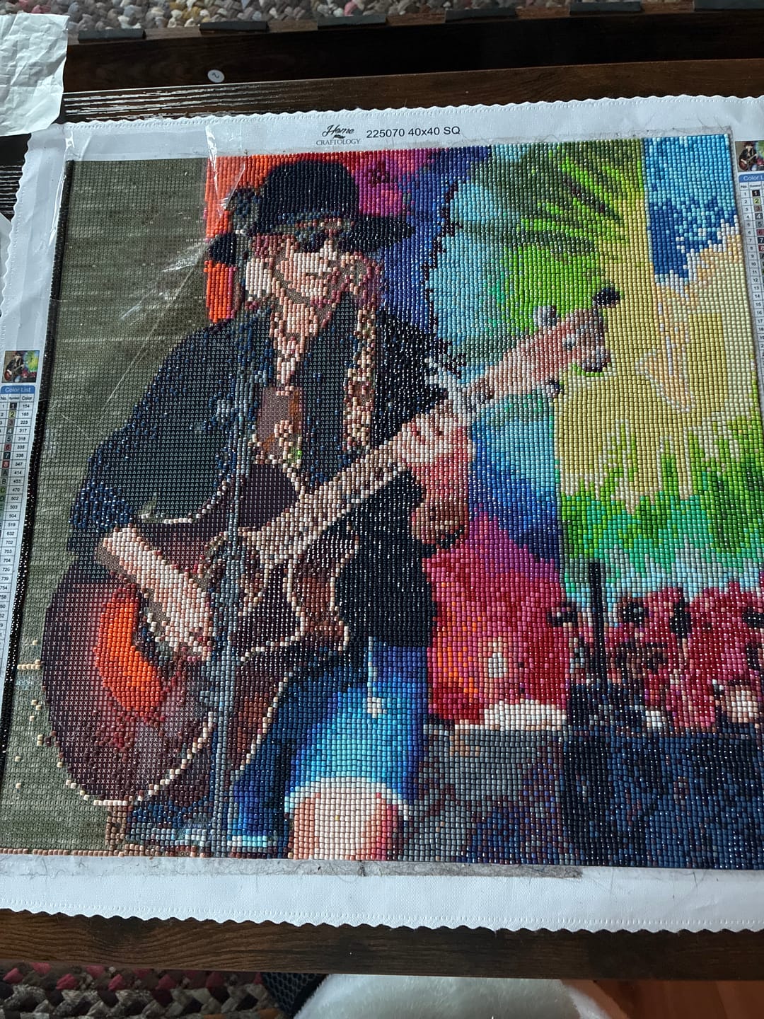 Customer photo review of Worlds Best Customized Diamond Painting Kit
