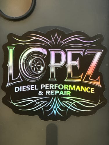 Customer photo review of 100 2.5" Custom Holographic Stickers