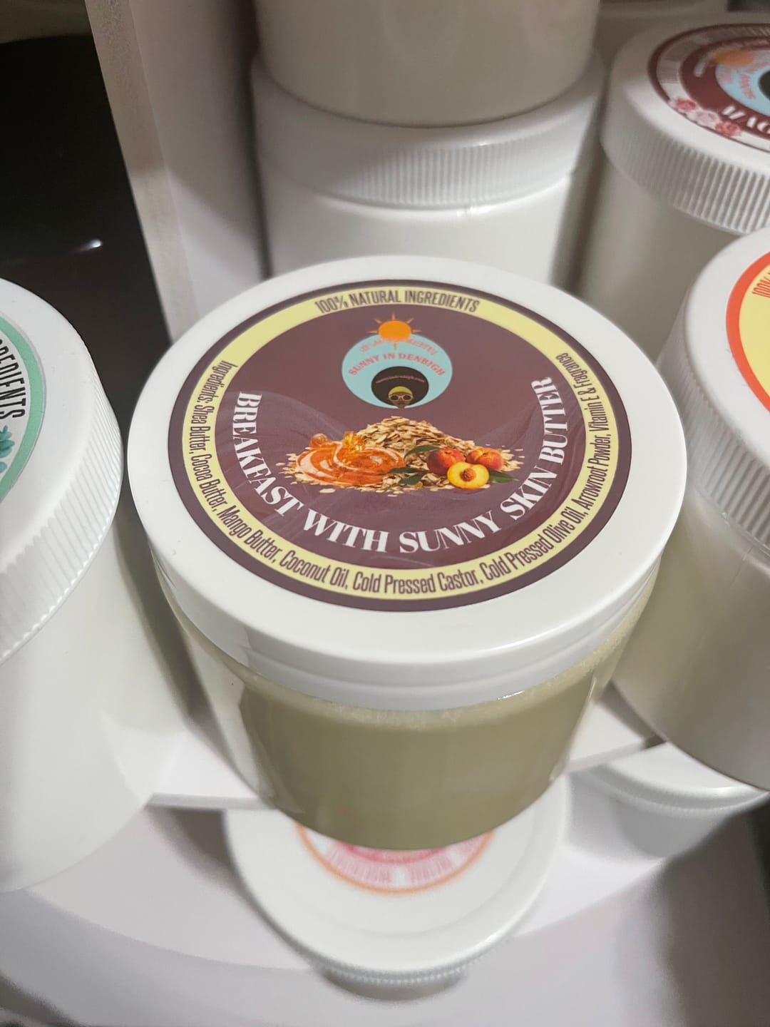 Customer photo review of Breakfast With Sunny Skin Butter