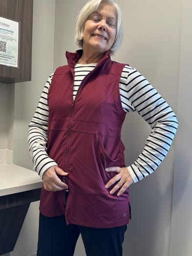 Customer photo review of Carefree Long Vest