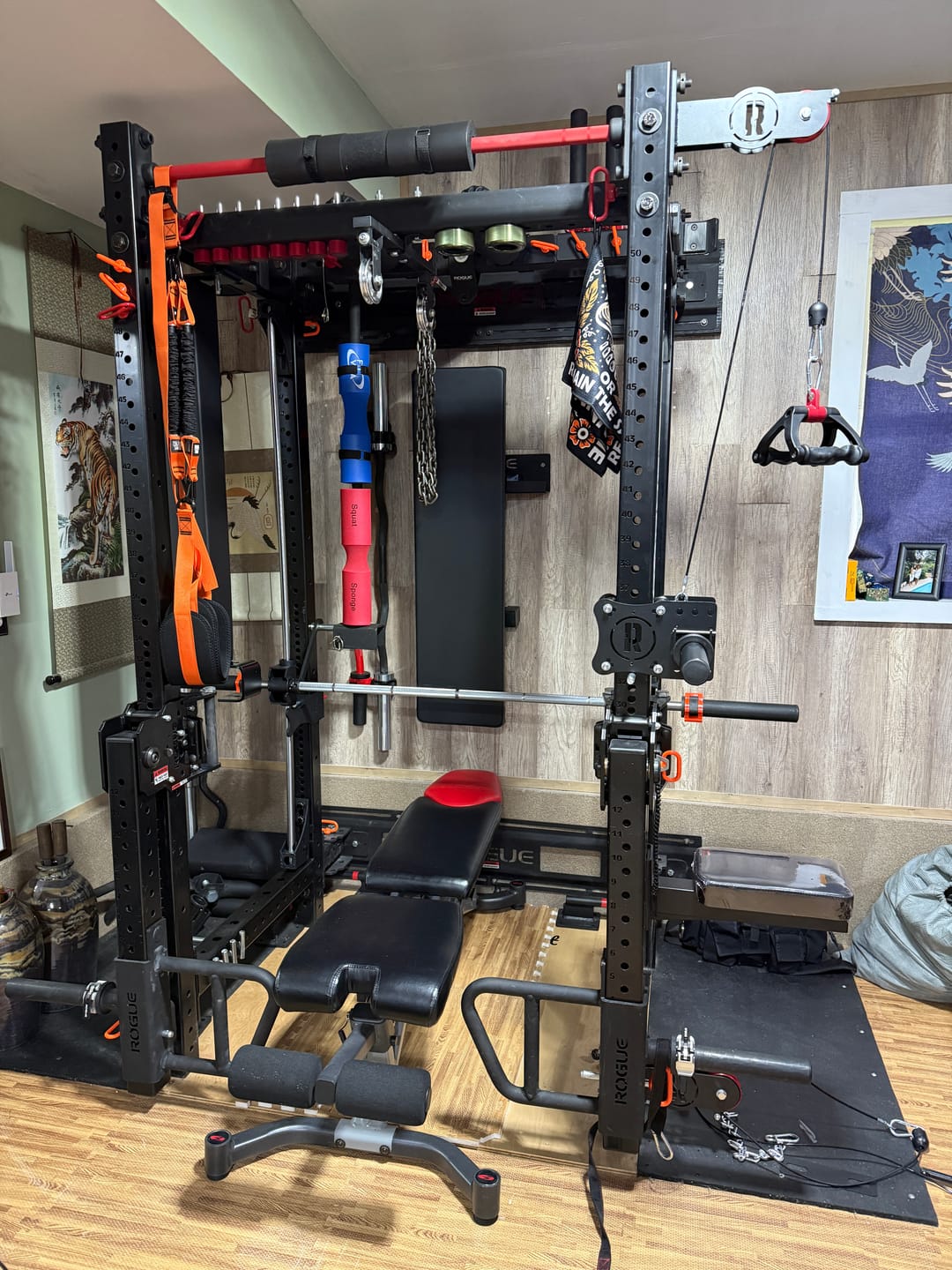 Customer photo review of Pulley System - Rows Collapsible Footplate