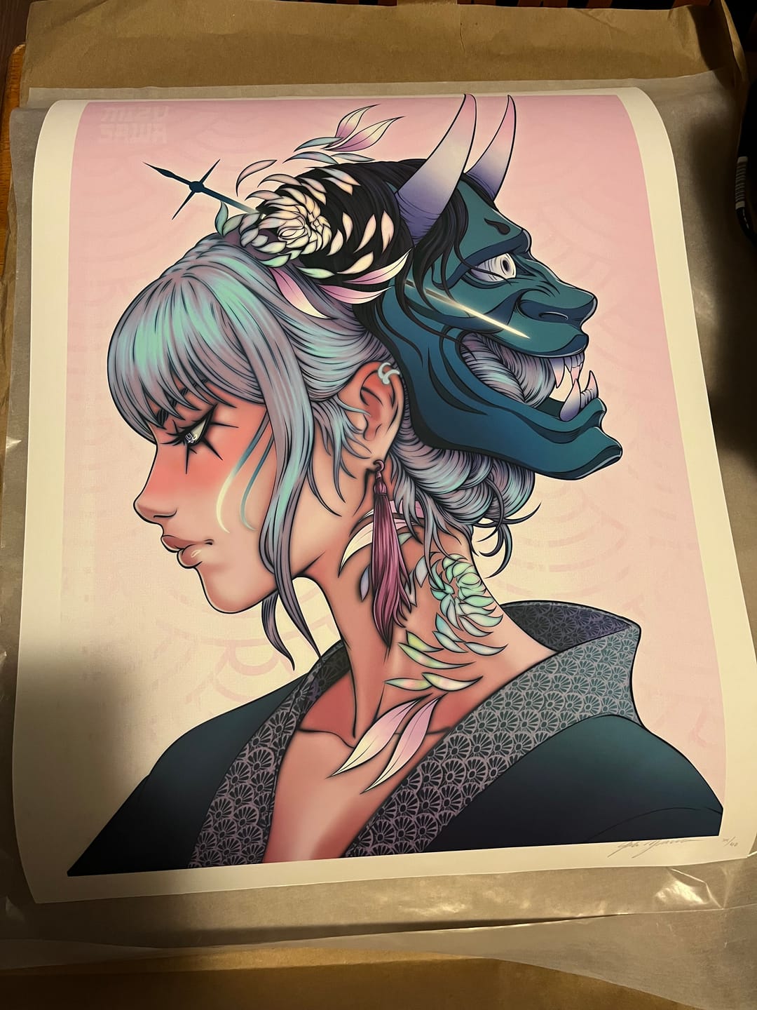 Customer photo review of HAZAMA 狭間 - Limited Edition Print