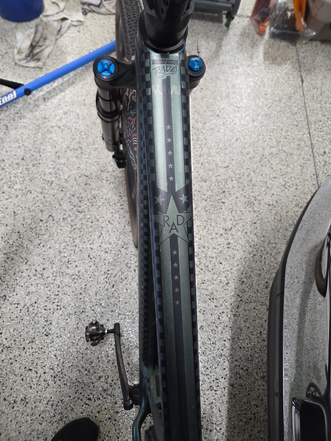 Customer photo review of Rad 40th Anniversary Collection Frame Keeper - Transparent