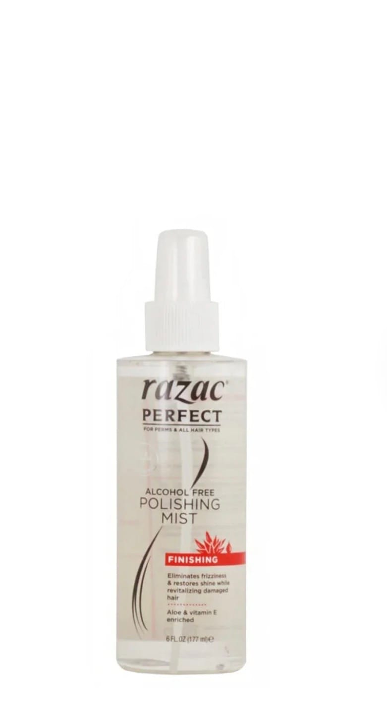 Customer photo review of Razac Perfect for Perms & All Hair Types Polishing Mist - 6 oz