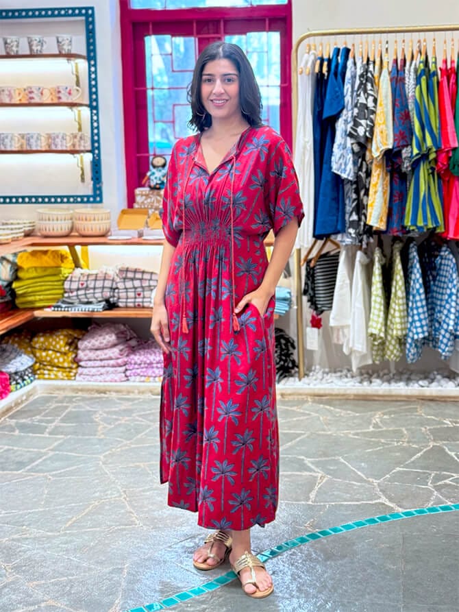 Customer photo review of Meira Maxi Dress
