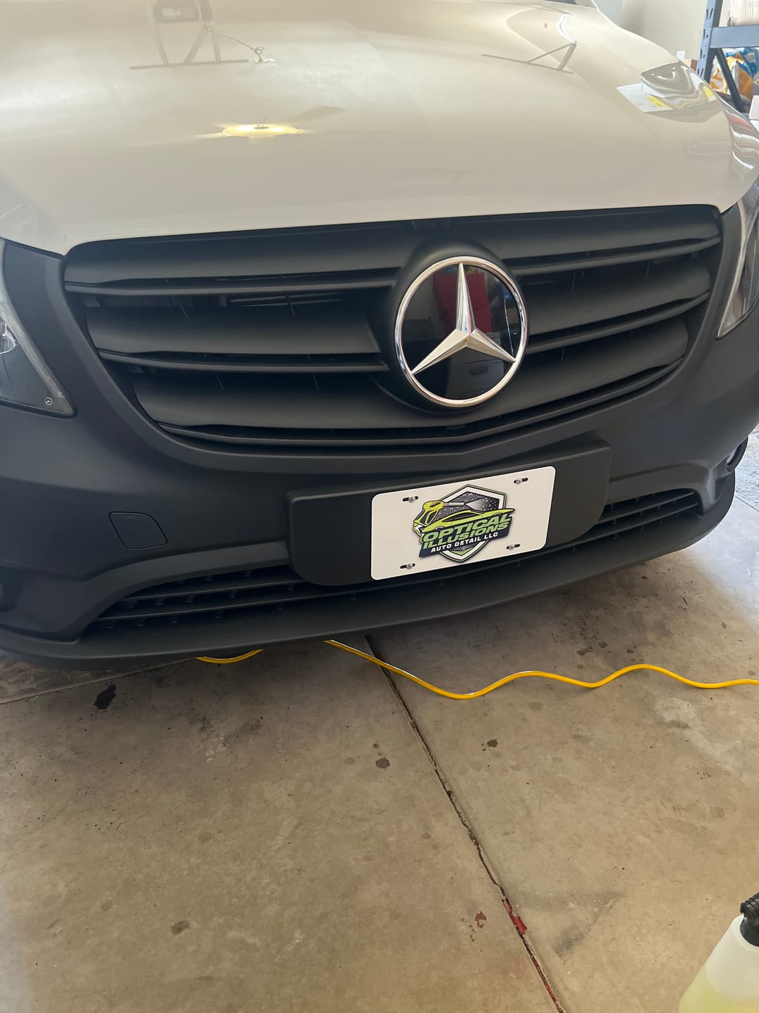 Customer photo review of Create Your Own Custom Magnetic License Plate Cover