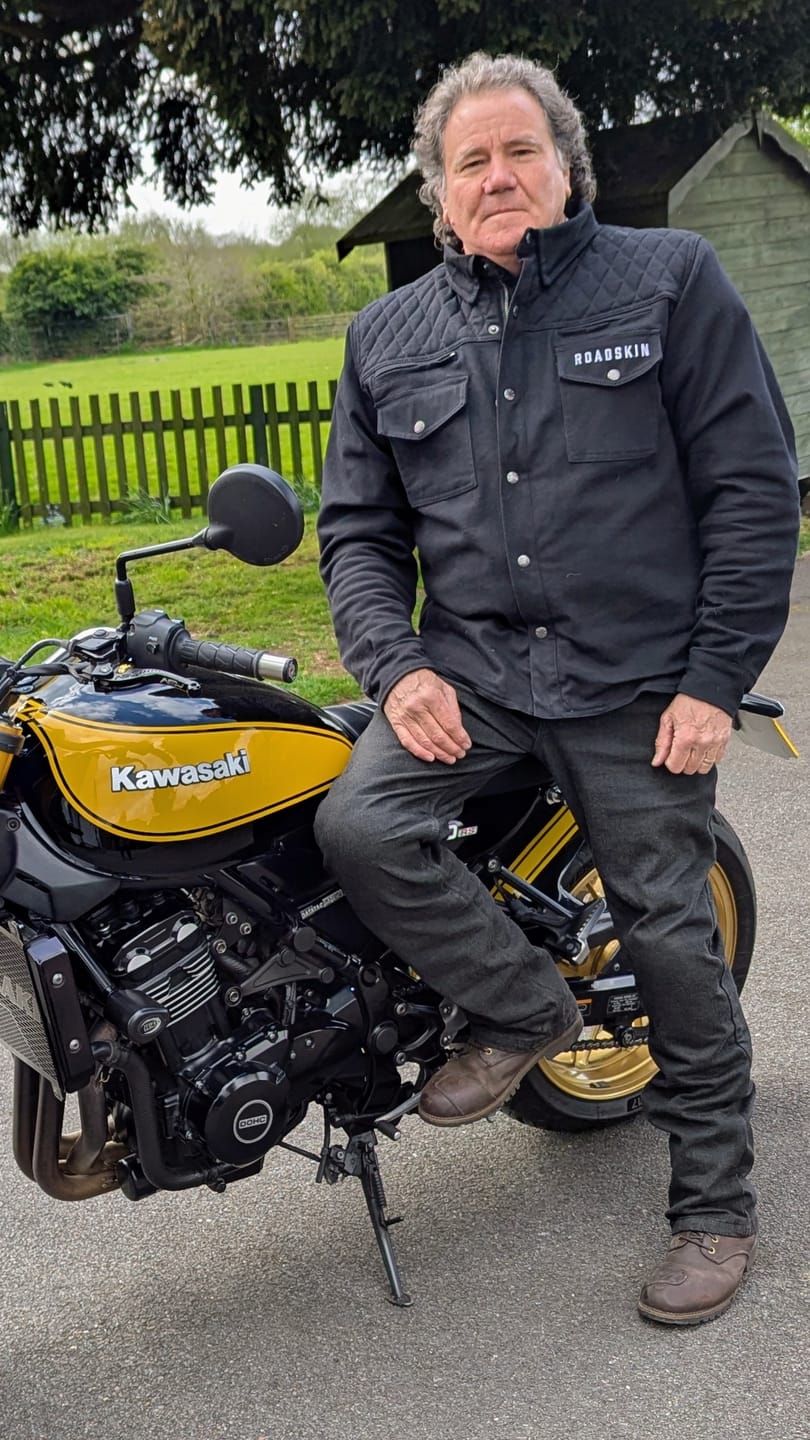 Customer photo review of Roadskin® Munro Armoured Kevlar Lined Motorcycle Shirt - AA rated - Black