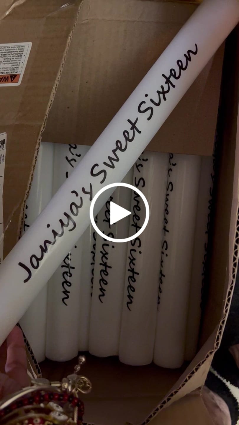 Customer video review of Custom-Made Glow Sticks