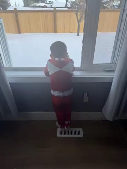 Customer photo review of Kinder Superheld Kostüm Ranger | Fantasie Rollenspiel Anzug