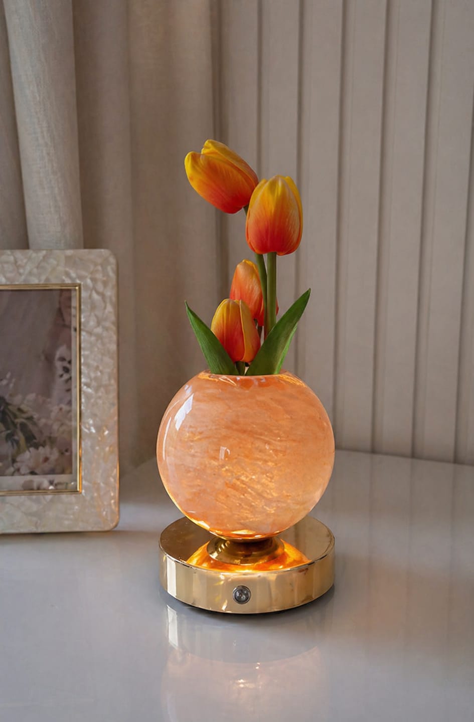 Customer photo review of Lampara LED de Tulipanes