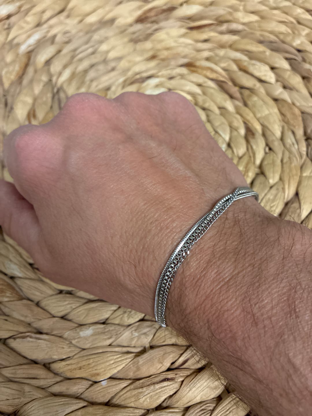 Customer photo review of Minimal Bracelet Stack