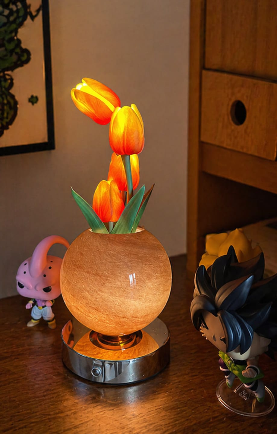Customer photo review of Lampara LED de Tulipanes