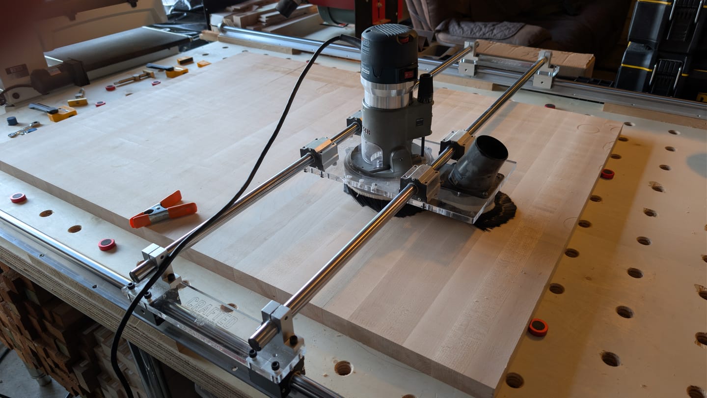 Customer photo review of Dust Collection Kit V2.0 For Full Size Router Sled