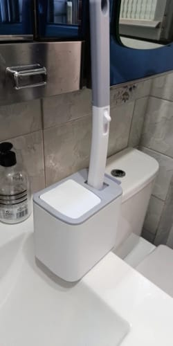 Customer photo review of Toilet Scrubber Kit with Self-Cleaning Disposable Pads – No Pre-Rinse, No Mess, No Odor, Simplifies Bathroom Hygiene