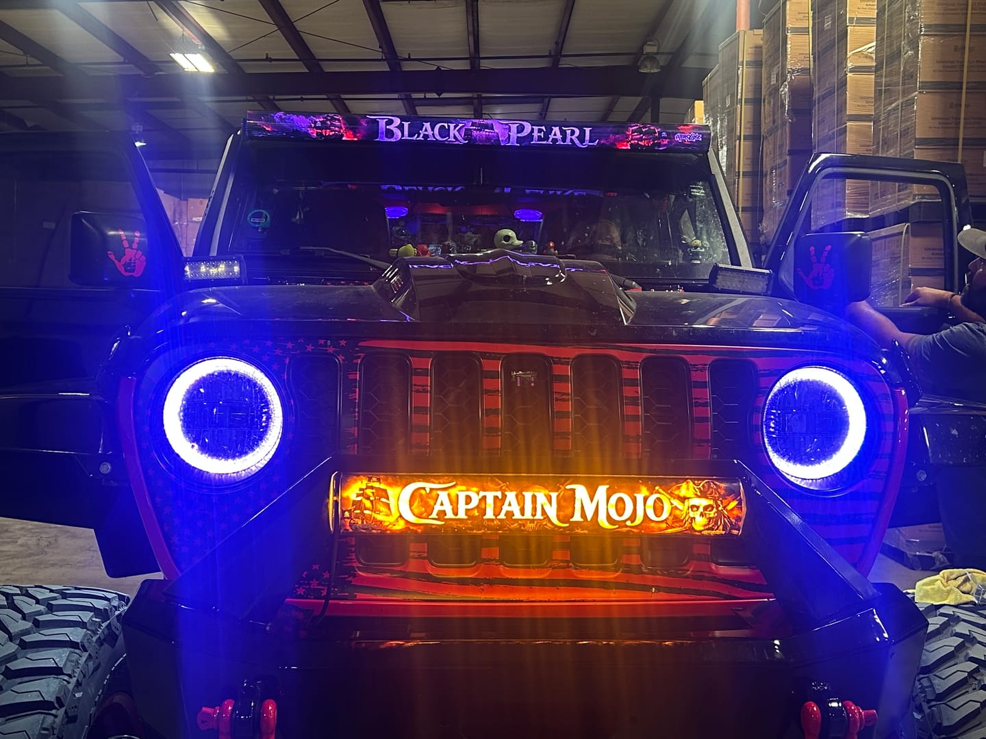 Customer photo review of Light Bar Cover | Dual Row 52"