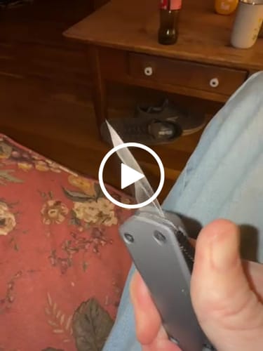 Customer video review of Grey Ghost OTF Knife (Multiple Blade Styles Available)