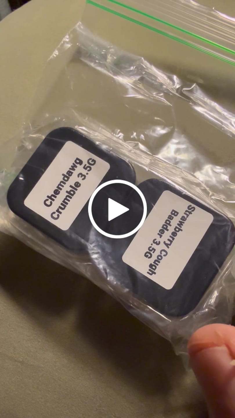Customer video review of Legendary Crumble Chemdawg 3.5G (BOGO)