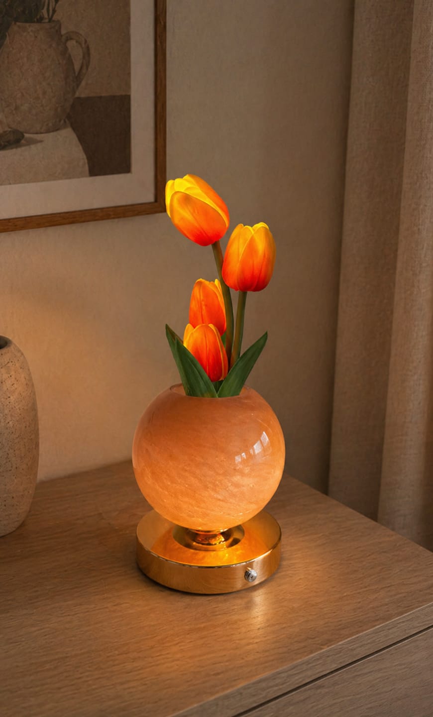 Customer photo review of Lampara LED de Tulipanes