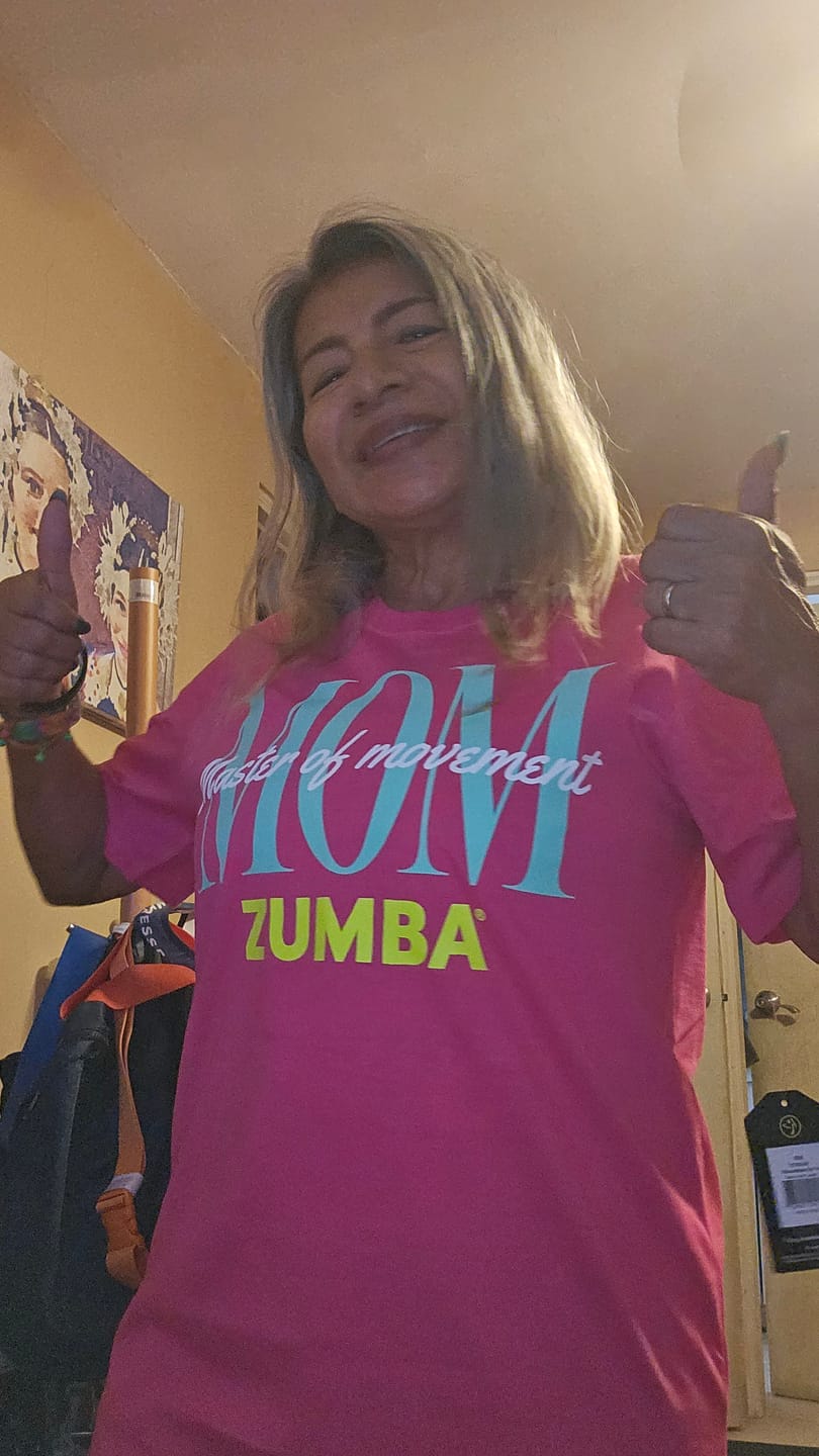 Customer photo review of Zumba Mothers Day Tee
