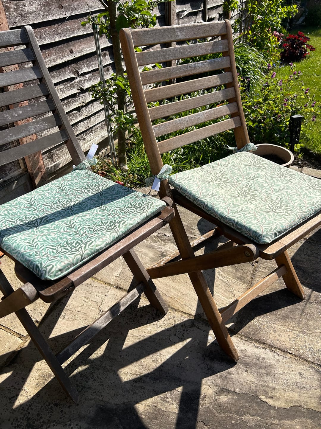 Customer photo review of William Morris Vines Water Resistant Fabric