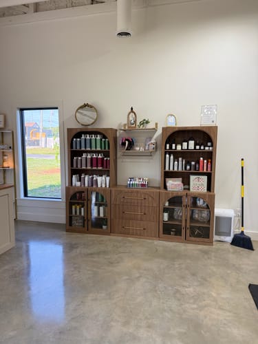 Customer photo review of Jagger 72" Tall 6-Tier Bookcases (Set of 2)