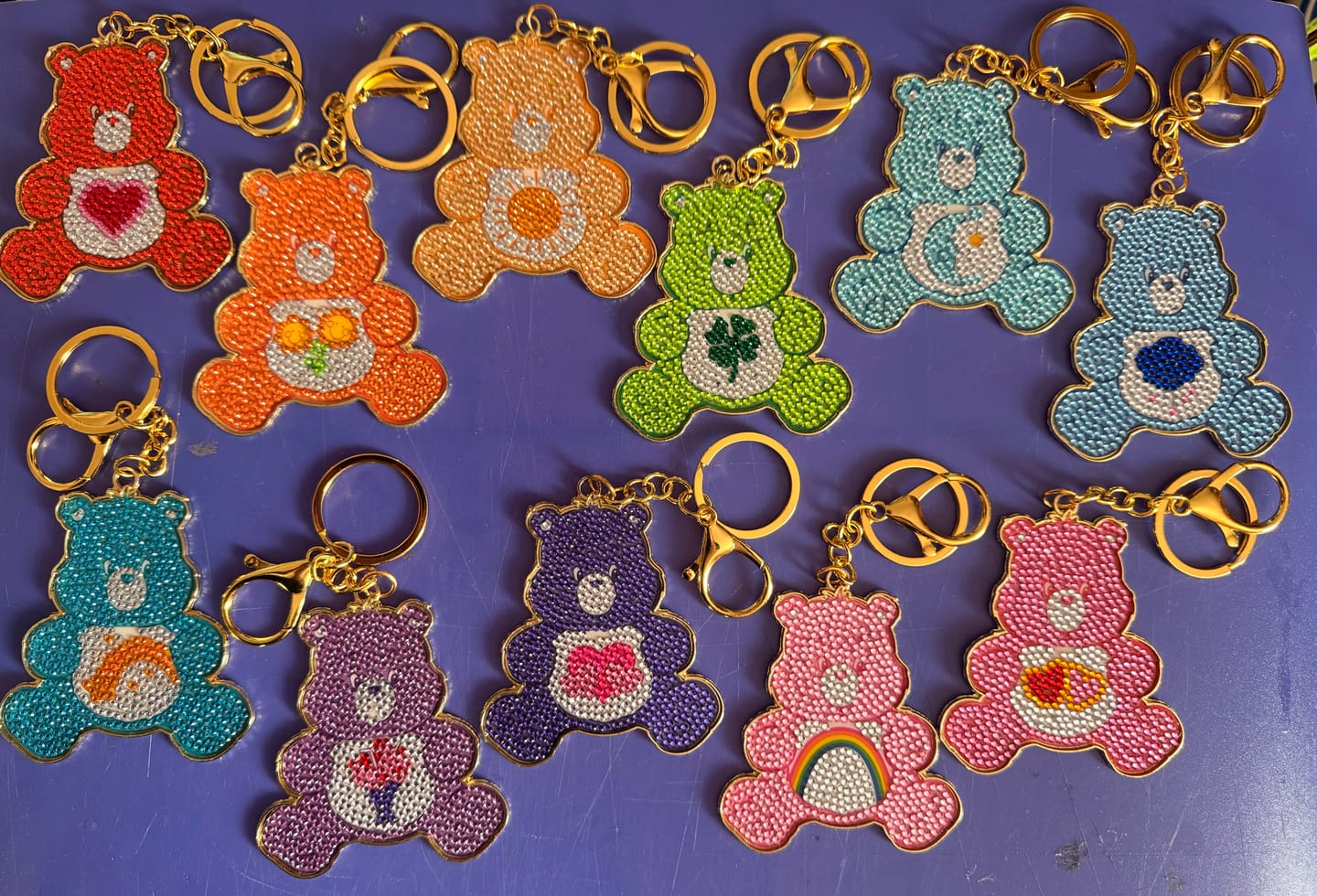 Customer photo review of Care Bears Crystal Art Keyring - Blind Bag