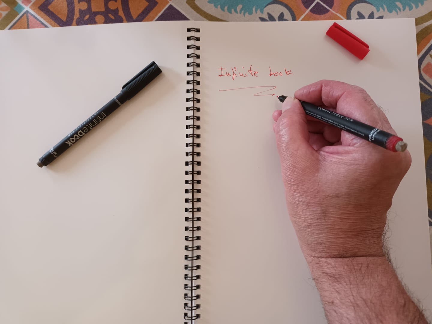 Customer photo review of Black and Red Markers Pack (F)