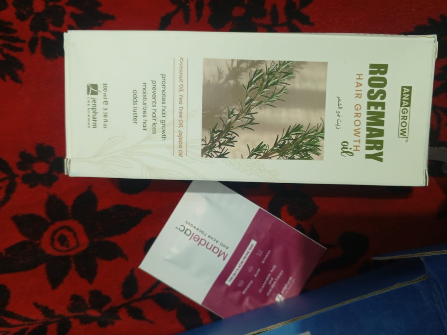 Customer photo review of Anagrow Rosemary Hair Oil