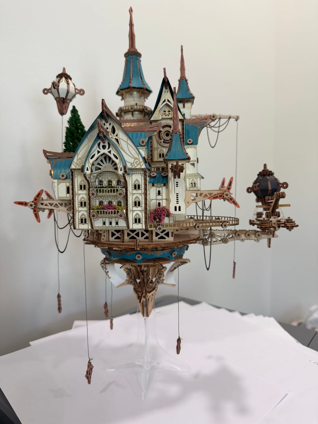 Customer photo review of Rokrgeek Fantasy Steam Castle 3D Wooden Puzzle