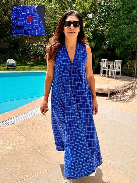 Customer photo review of Gigi Cotton Maxi Dress