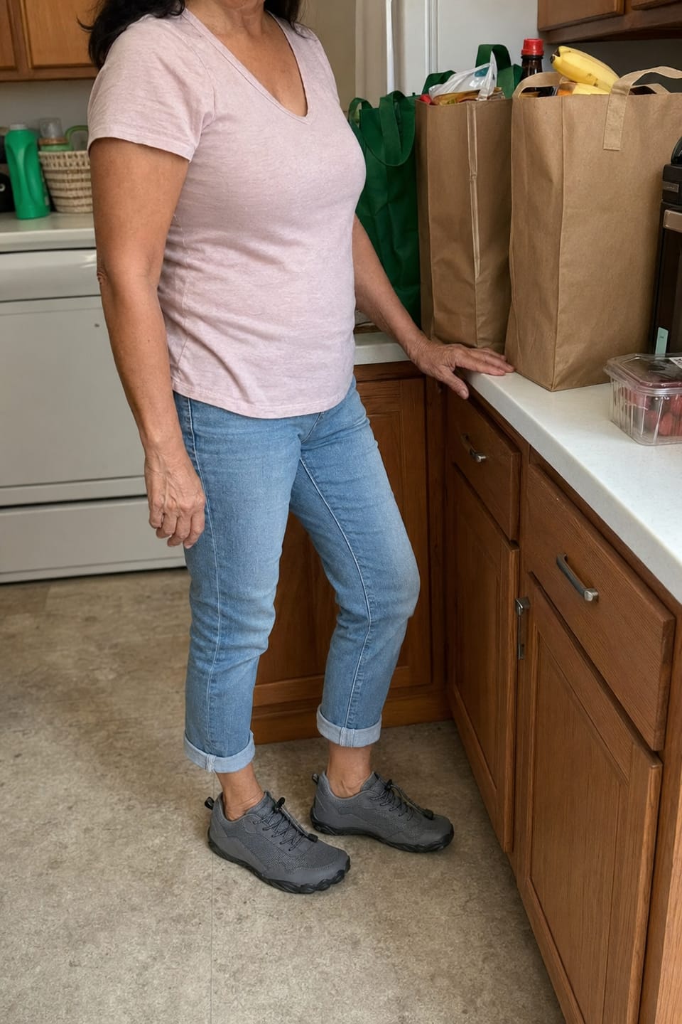 Customer photo review of Hike Summit - Non-Slip Spring Barefoot Shoes (Unisex)