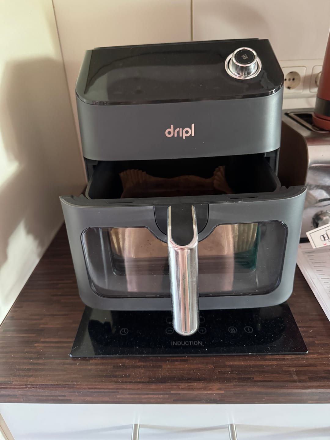 Customer photo review of Dripl Heißluftfritteuse 5,7L mit LCD Touchscreen - Secret Sale