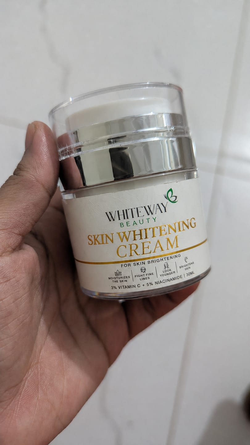 Customer photo review of Skin Brightening Cream - 30ml