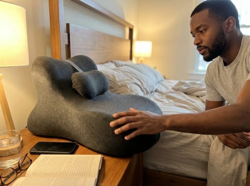 Customer photo review of Zyra - Sweet Spot Comfort Pillow