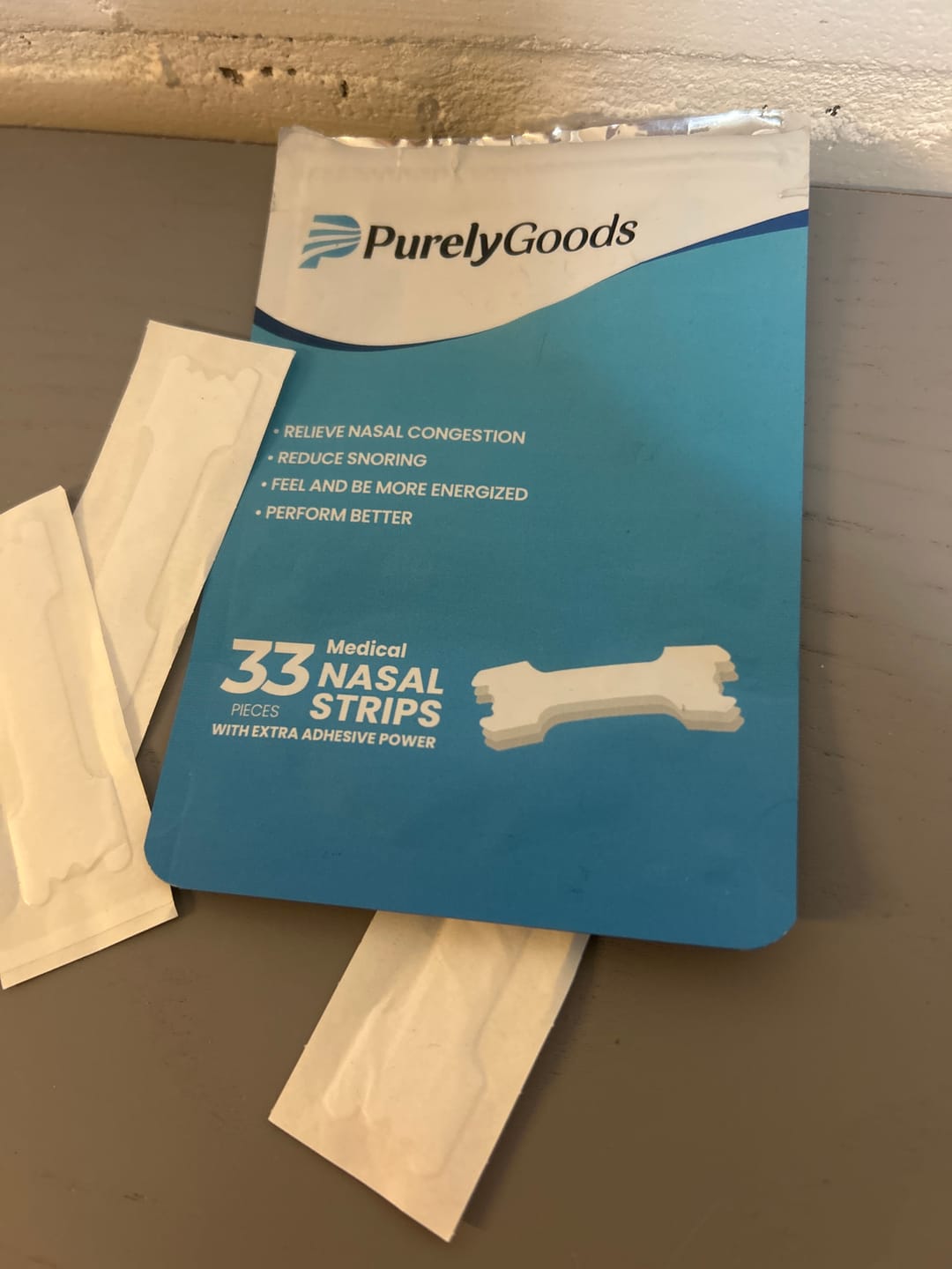 Customer photo review of PurelyGoods Neusstrips (33 stuks)