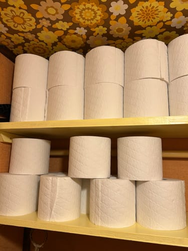 Customer photo review of 100% Recycled Toilet Paper