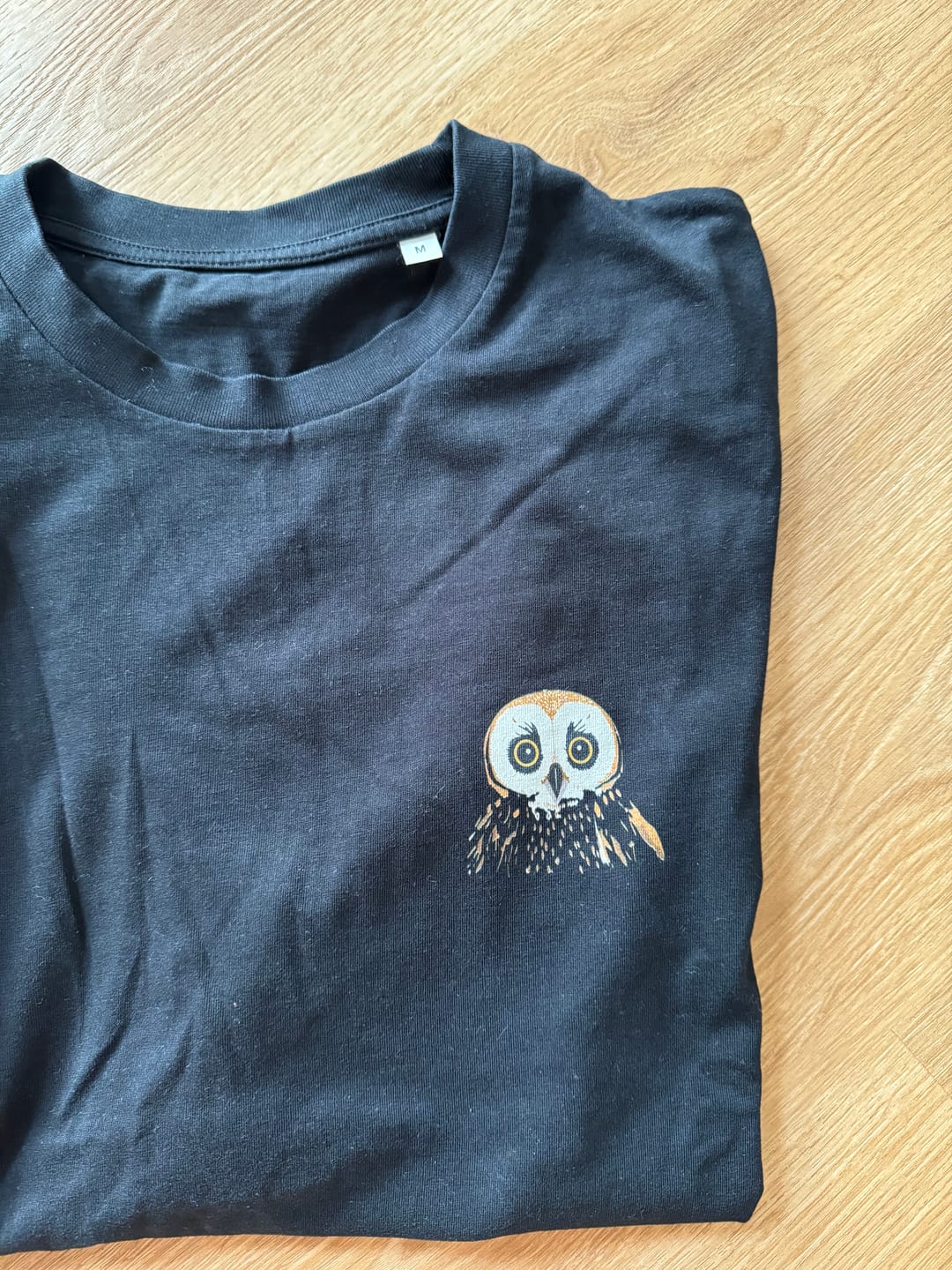 Customer photo review of Sumpfohreule Bio Männer T-Shirt Stick