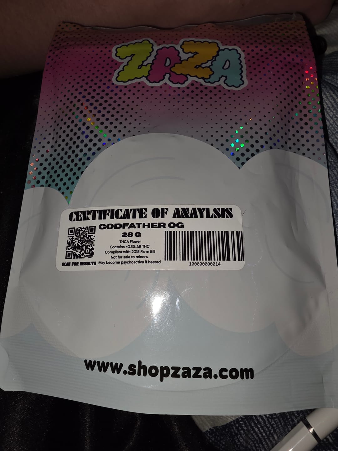 Customer photo review of Godfather OG - 28 Grams - Indica