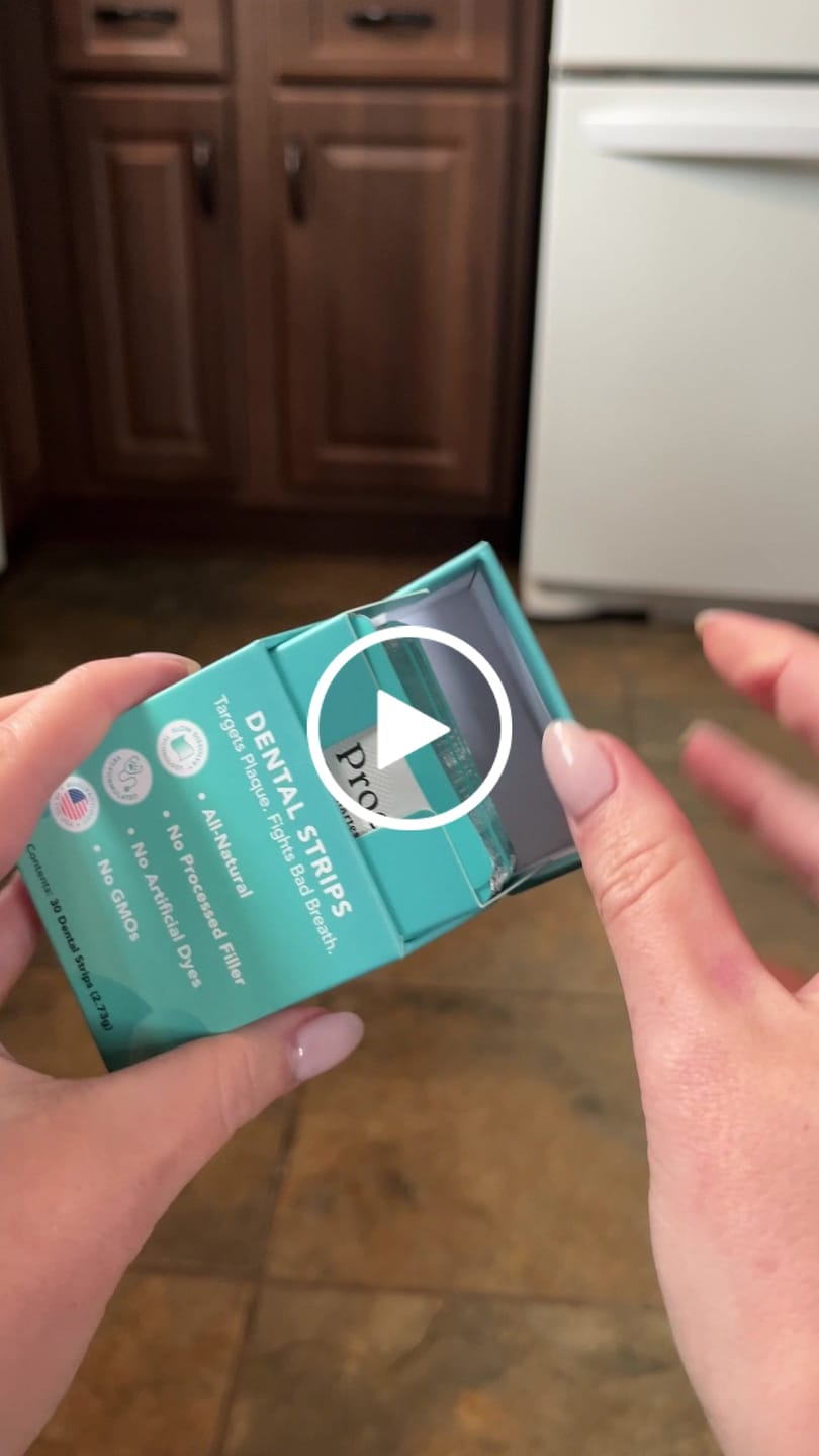 Customer video review of DENTAL STRIPS