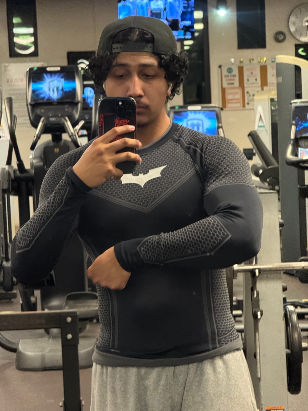 Customer photo review of 8004 - Batman Compression Longsleeves