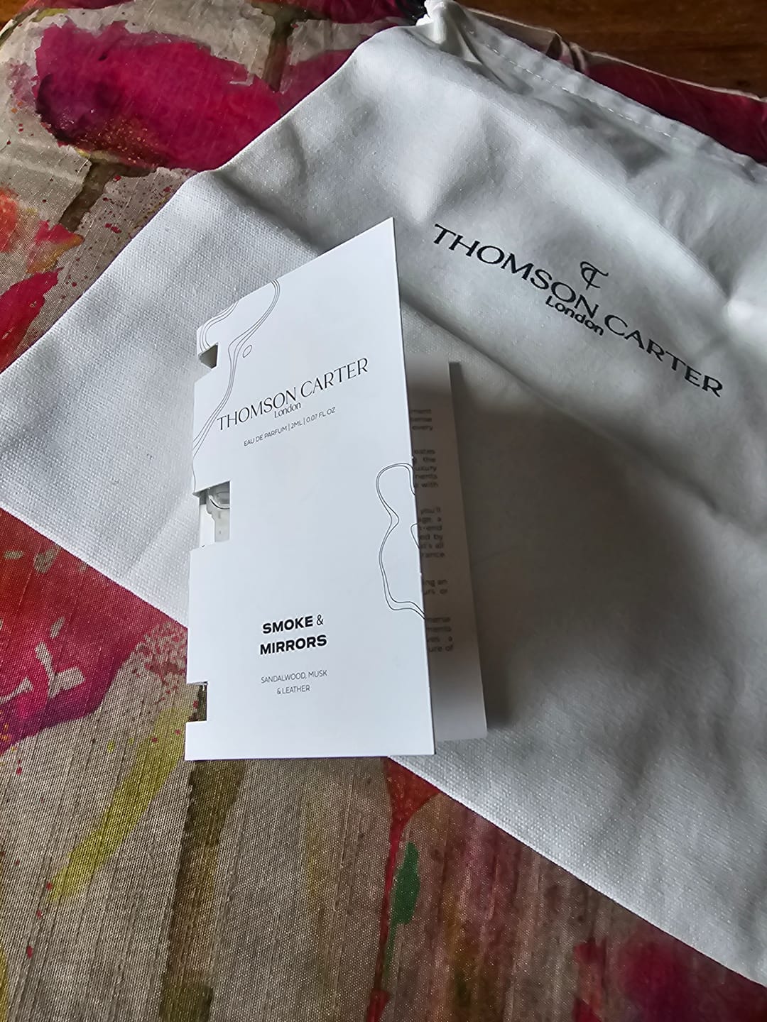 Customer photo review of Smoke & Mirrors | Eau de Parfum | 2ml
