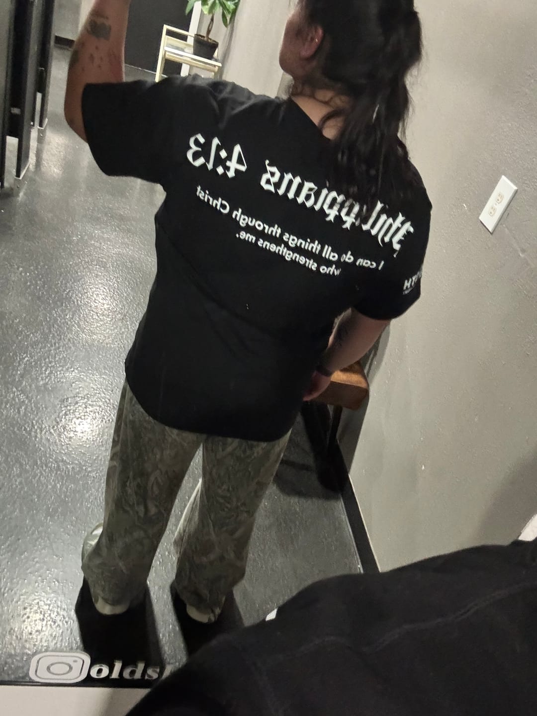 Customer photo review of Mystery Oversized Tee (Retired Fabric) - Final Sale
