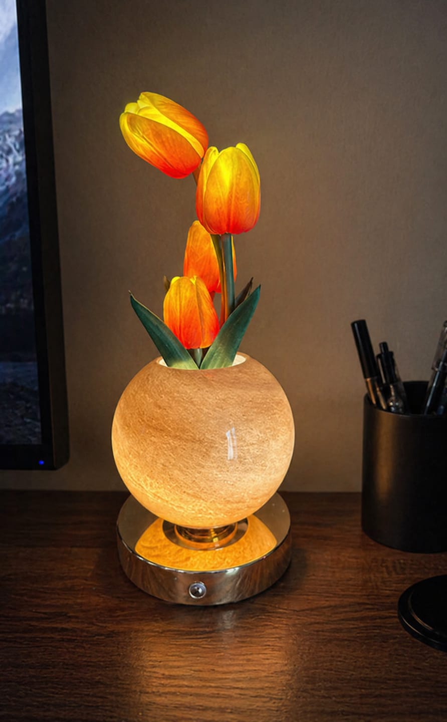 Customer photo review of Lampara LED de Tulipanes