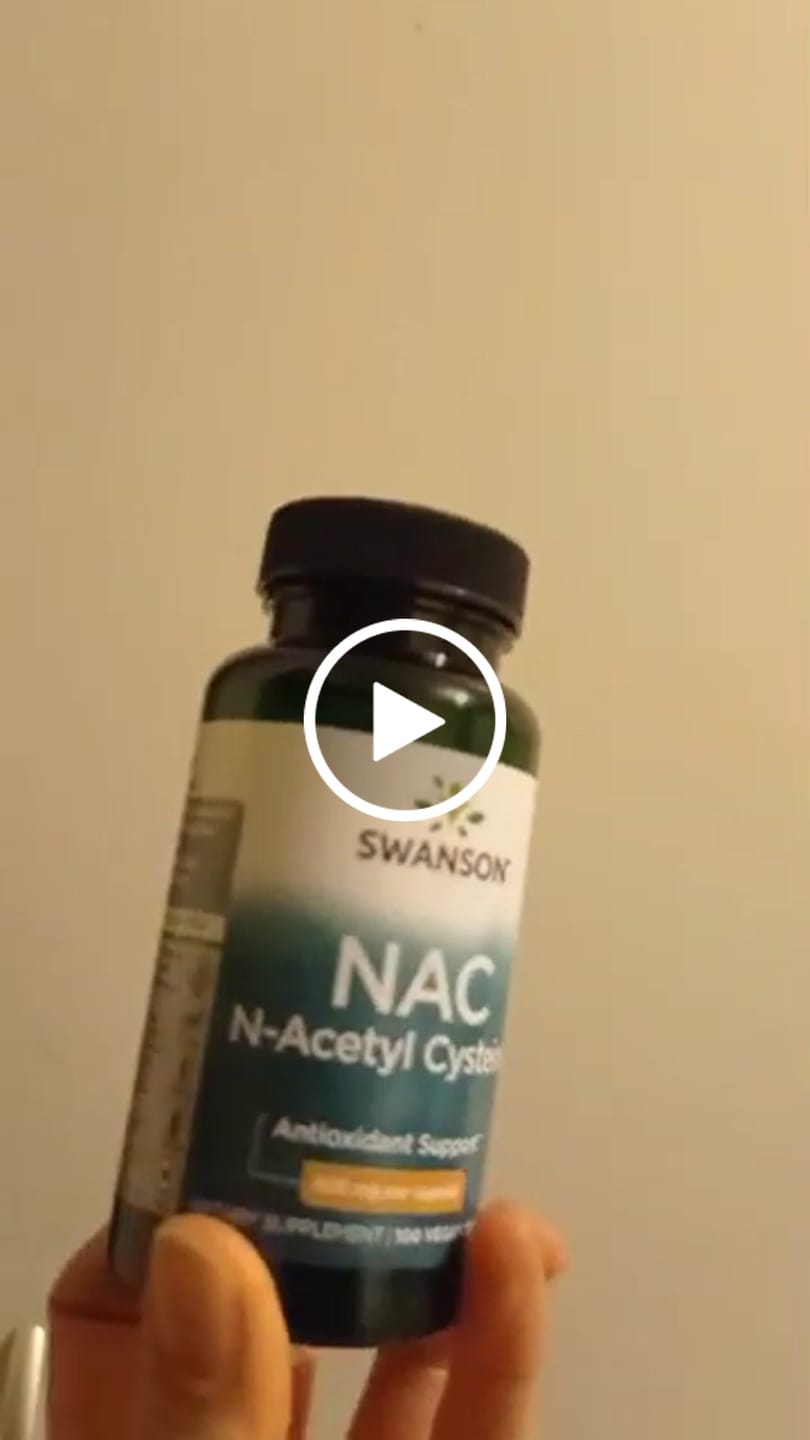 Customer video review of N-Acetyl Cysteine Nac 600 mg 100 cápsulas