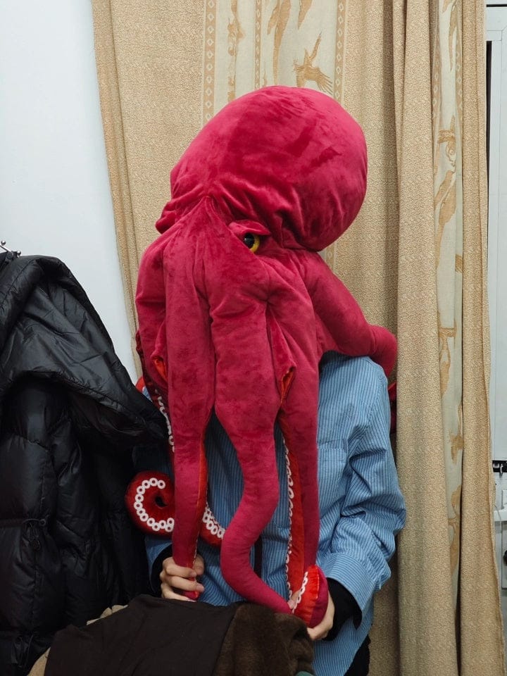 Customer photo review of Giant Pacific Octopus Plush Toy – Ultra-Realistic, Cuddly, and Perfect for Ocean Lovers