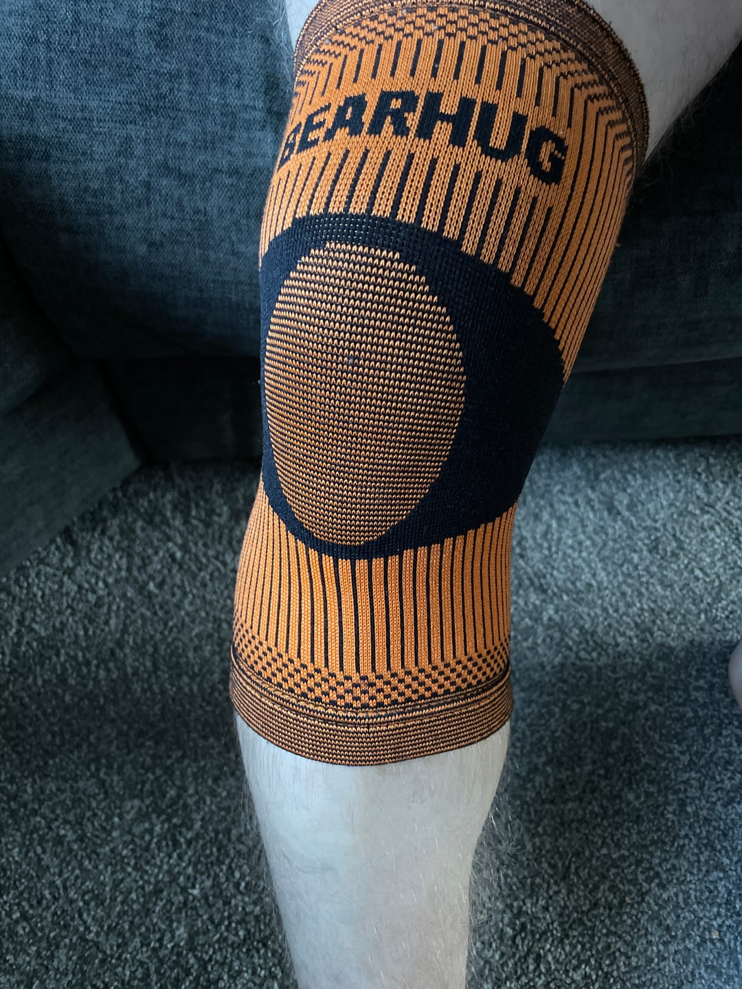 Customer photo review of Knee Compression Support Sleeve For Arthritic Relief & Pain Recovery
