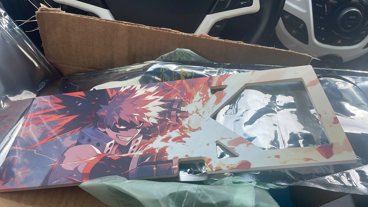Customer photo review of Custom Design RGB GPU Backplate