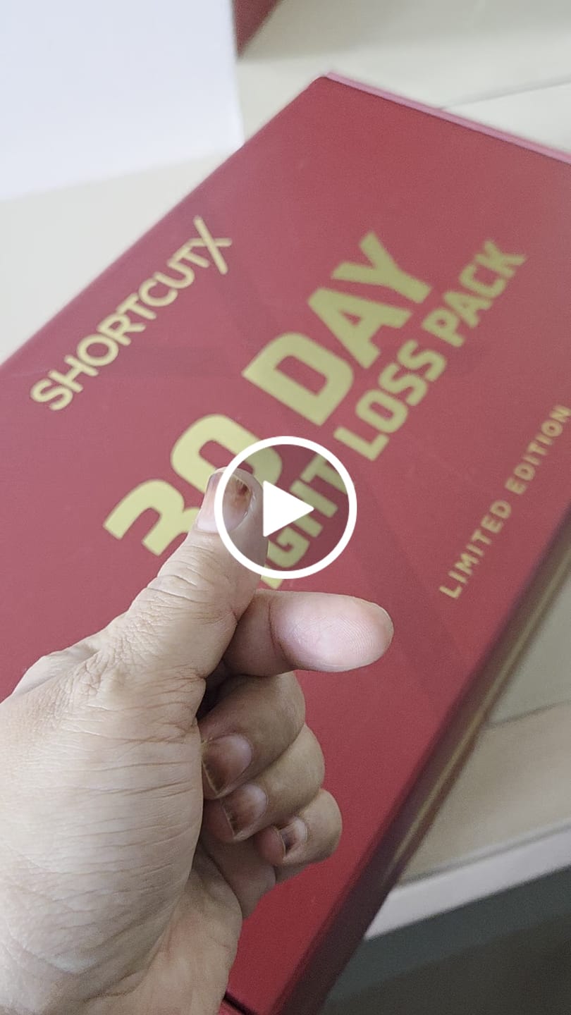 Customer video review of Shortcutx 30 Day Weight Loss Pack - Cookie Butter Crunch Flavour