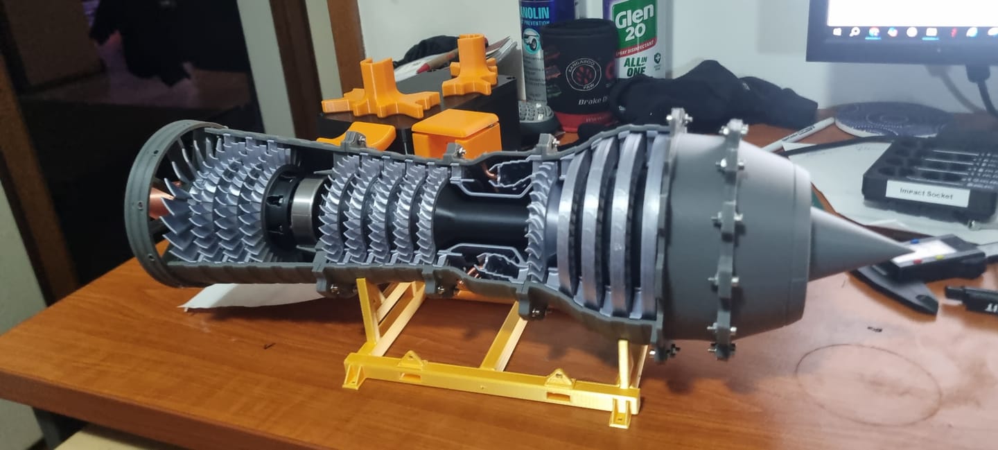 Customer photo review of Turbojet/Turbofan Engine - E01