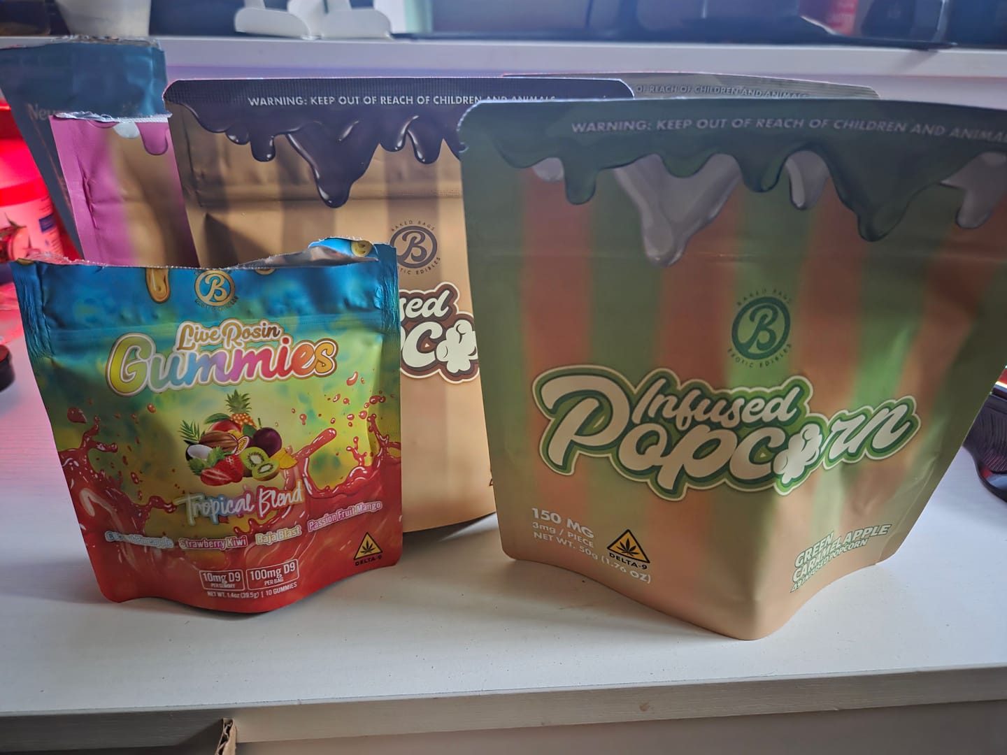 Customer photo review of INFUSED POPCORN - VARIETY PACK